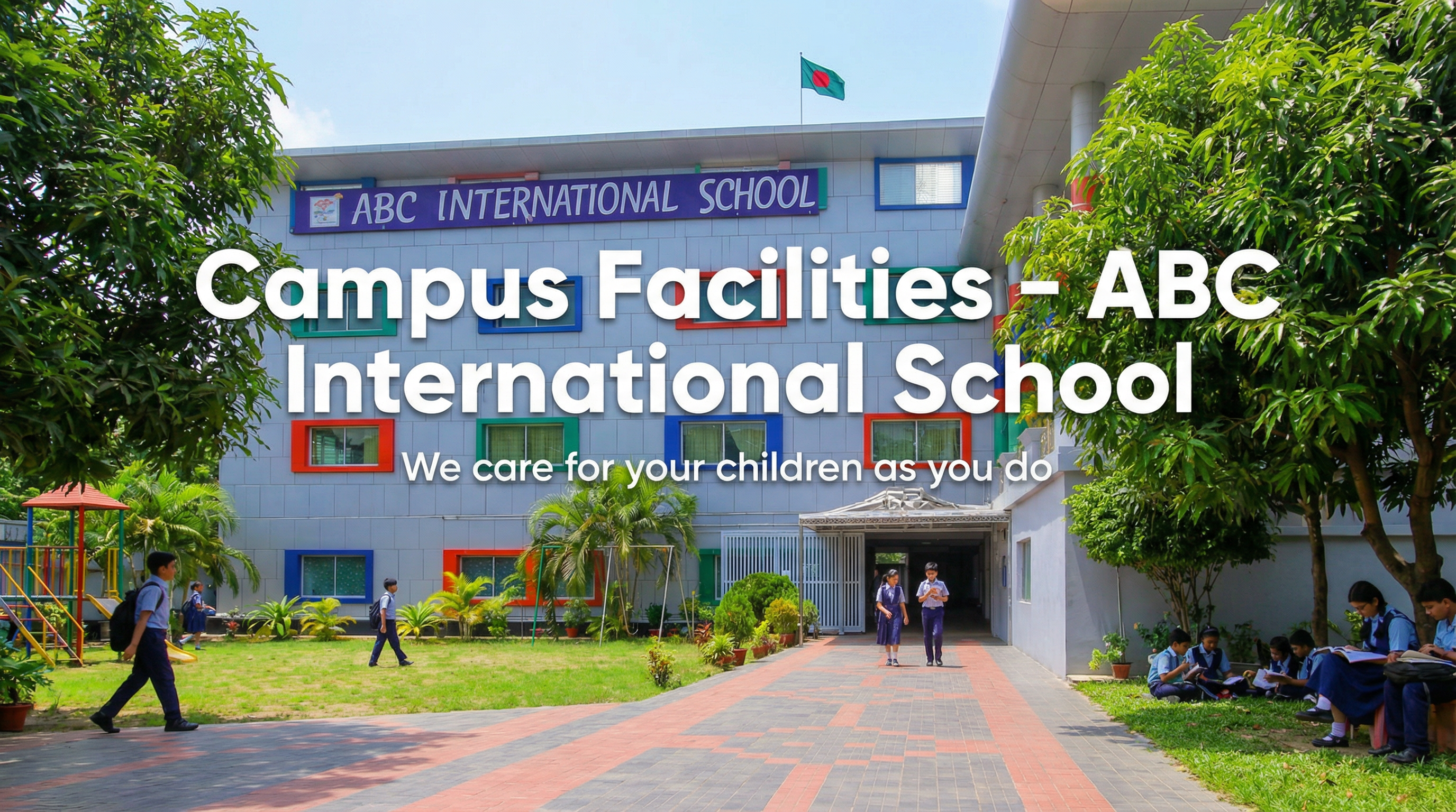 Campus facilities at ABC International School